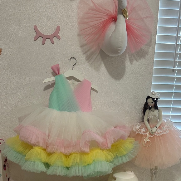 Itty Bitty Toes Pastel Tutu Dress